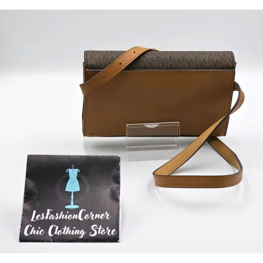 Michael Kors Women's Leather Signature Logo & Python-Embossed Fanny Pack 3041 - Picture 8 of 13